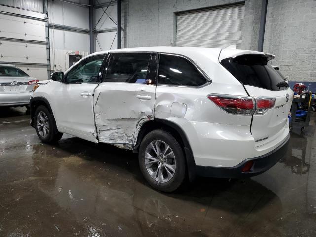 Image 2 of 2015 TOYOTA HIGHLANDER LE 2015 with VIN 5TDBKRFH0FS222810