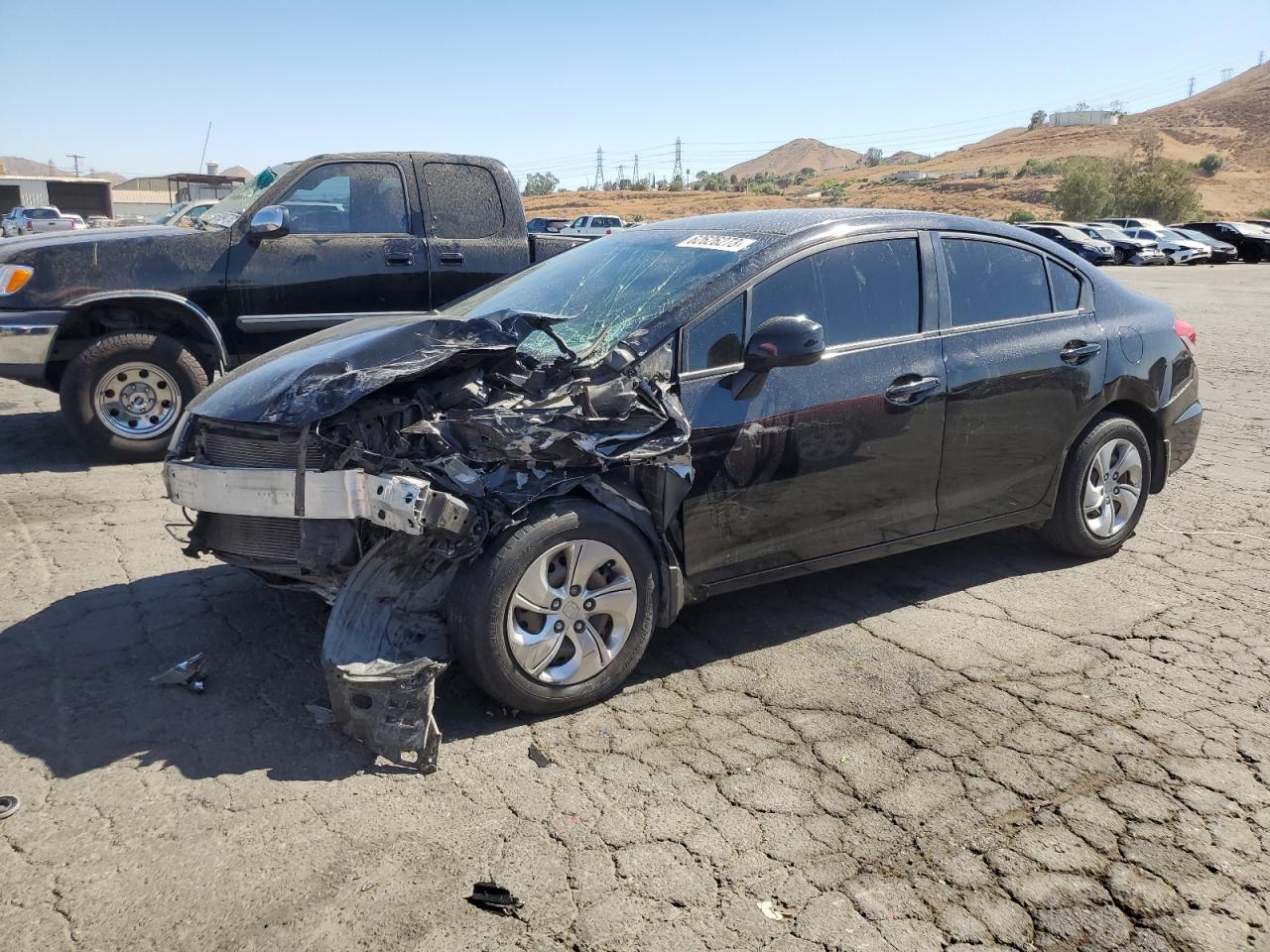 Image 1 of 2013 HONDA CIVIC LX 2013 with VIN 19XFB2F57DE211521