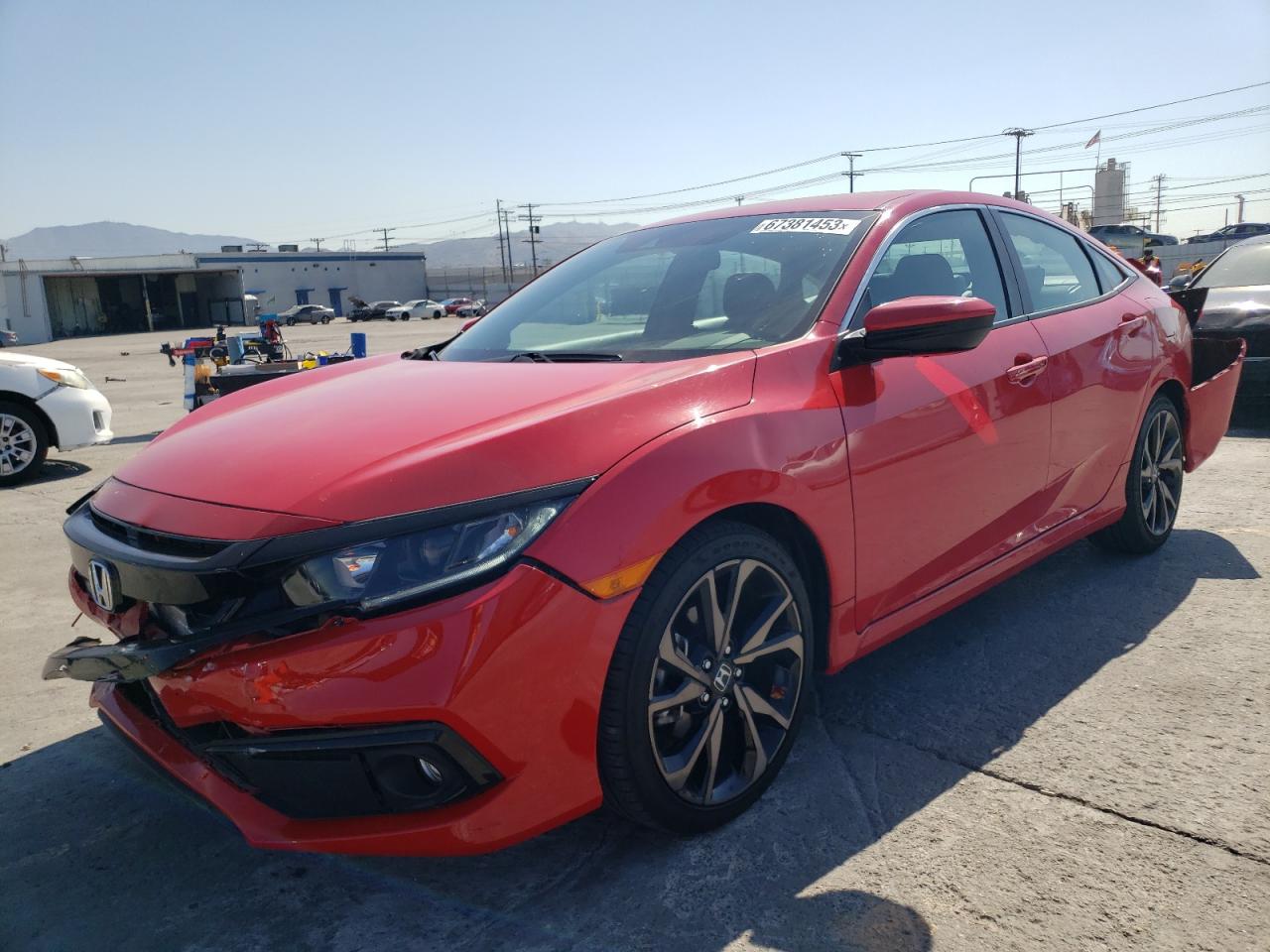 Image 1 of 2021 HONDA CIVIC SPORT 2021 with VIN 2HGFC2F87MH514540