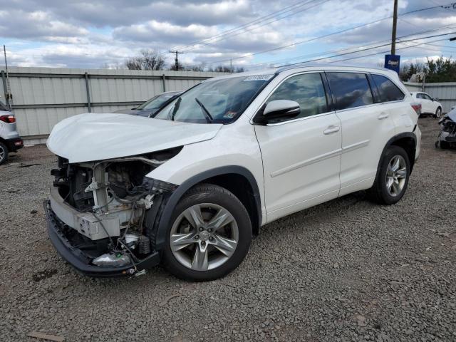 Image 1 of 2015 TOYOTA HIGHLANDER LIMITED 2015 with VIN 5TDDKRFH4FS106860