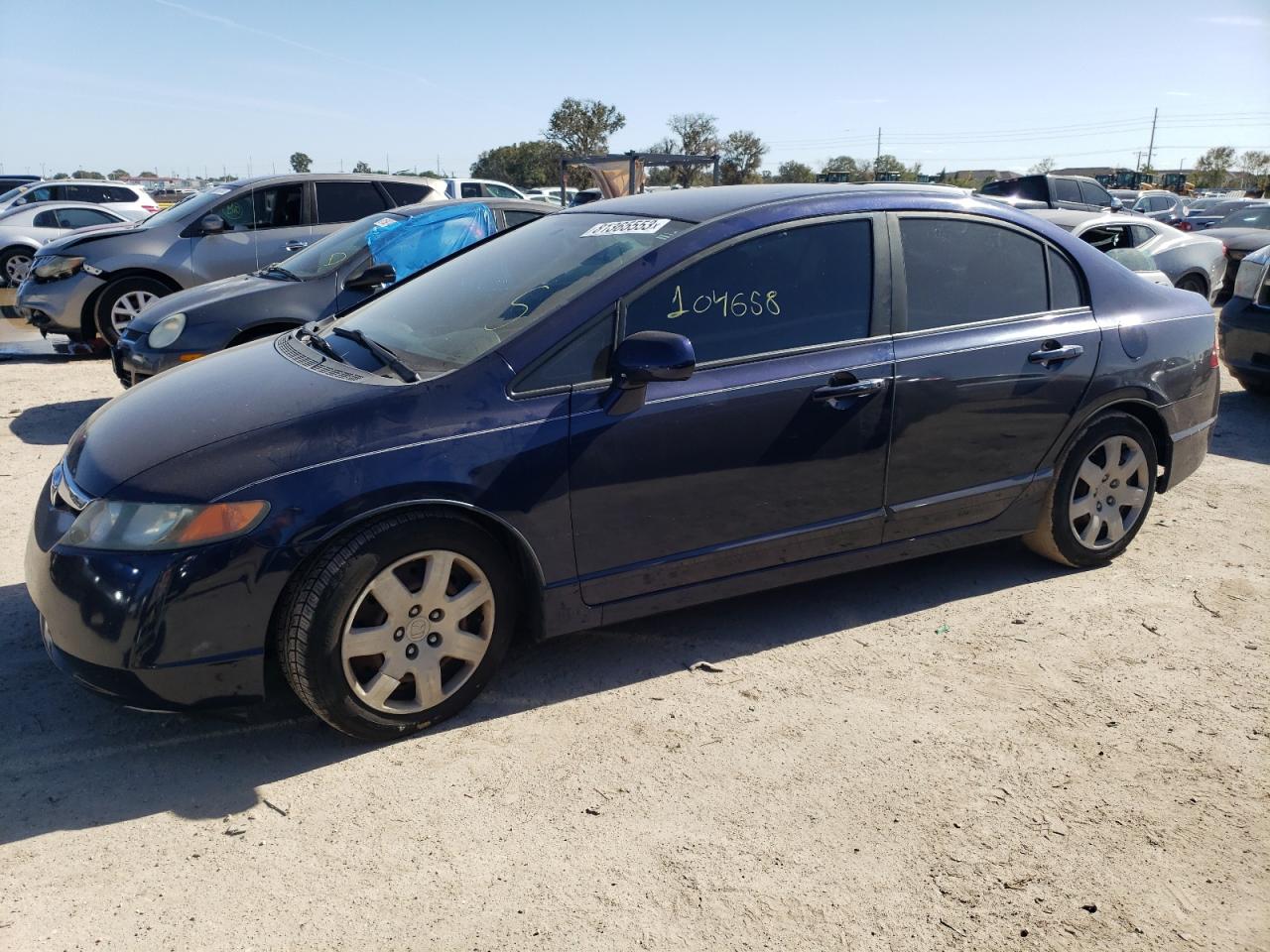 Изображение 1 2008 HONDA CIVIC LX 2008 с VIN 1HGFA16508L050652