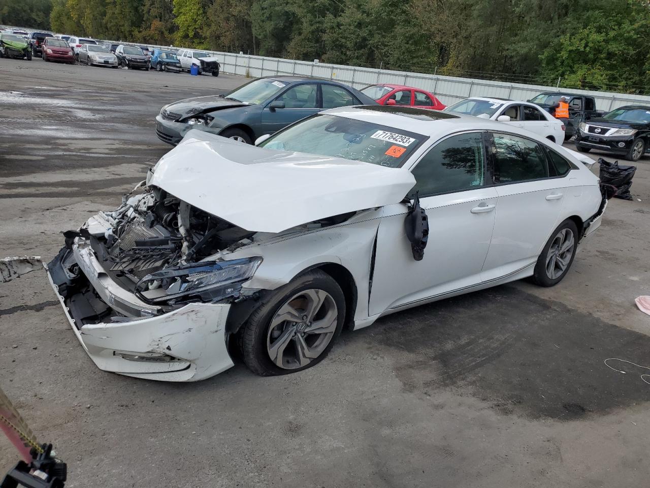 Image 1 of 2018 HONDA ACCORD EX 2018 with VIN 1HGCV1F41JA082011