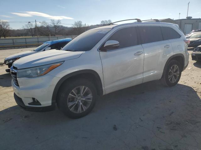 Image 1 of 2015 TOYOTA HIGHLANDER XLE 2015 with VIN 5TDKKRFH4FS042486