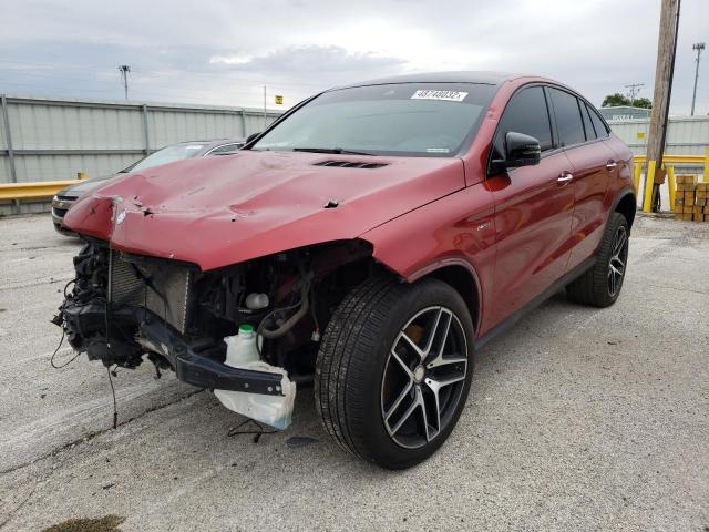 Image 2 of 2016 MERCEDES-BENZ GLE COUPE 450 4MATIC 2016 with VIN 4JGED6EB7GA032290