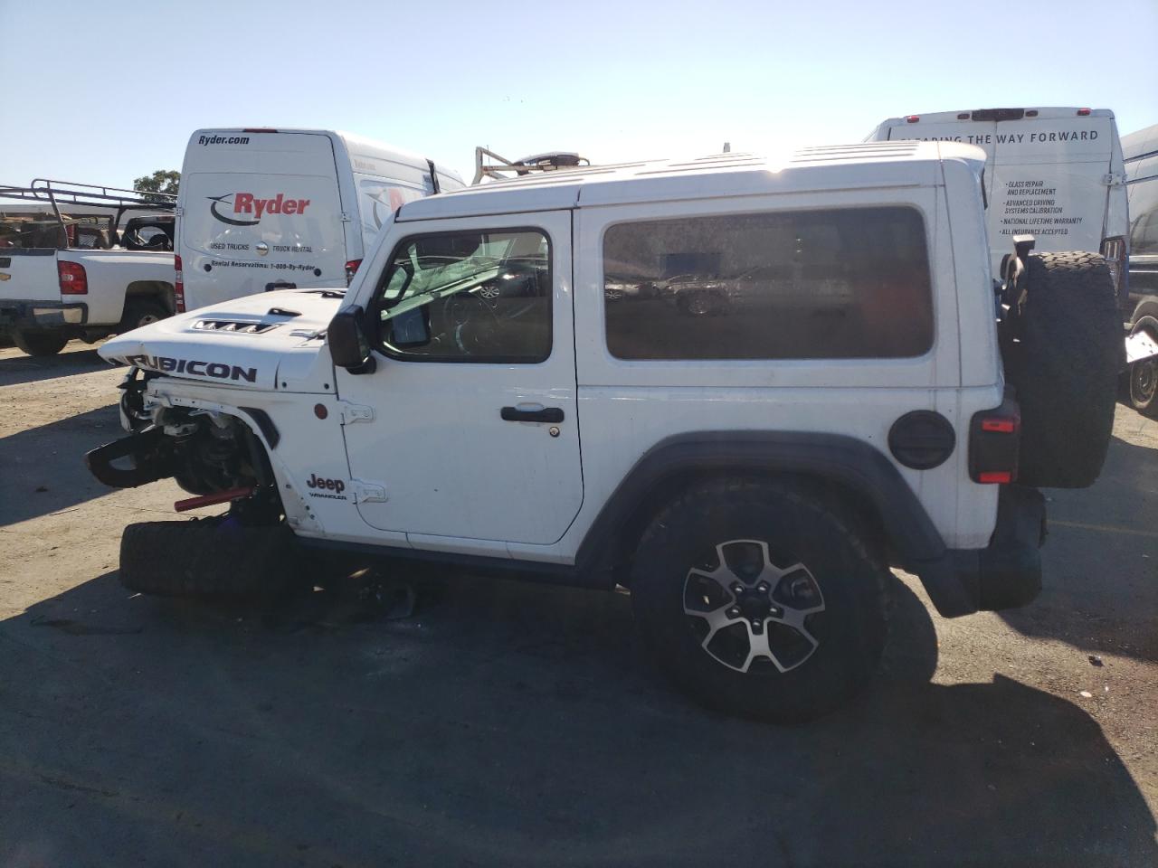 Image 2 of 2020 JEEP WRANGLER RUBICON 2020 with VIN 1C4HJXCG9LW205349