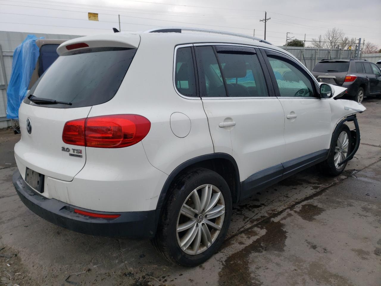 Image 3 of 2012 VOLKSWAGEN TIGUAN S 2012 with VIN WVGBV7AX9CW604092