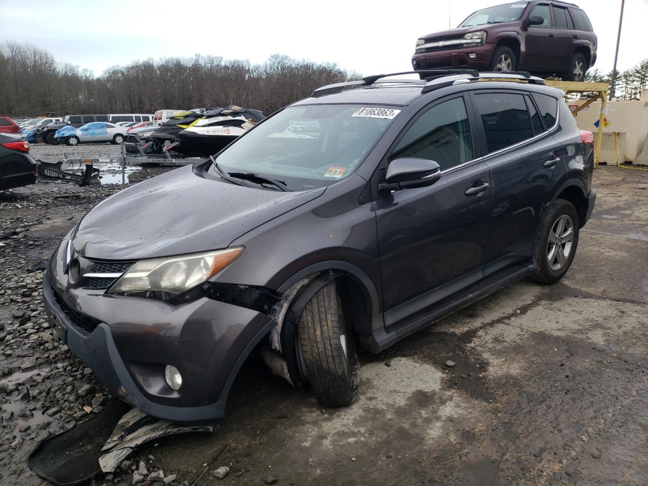 Image 1 of 2015 TOYOTA RAV4 XLE 2015 with VIN 2T3RFREV2FW393258