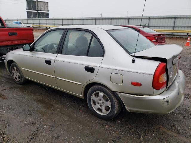 Изображение 2 2000 HYUNDAI ACCENT GL 2000 с VIN KMHCG45G8YU082646