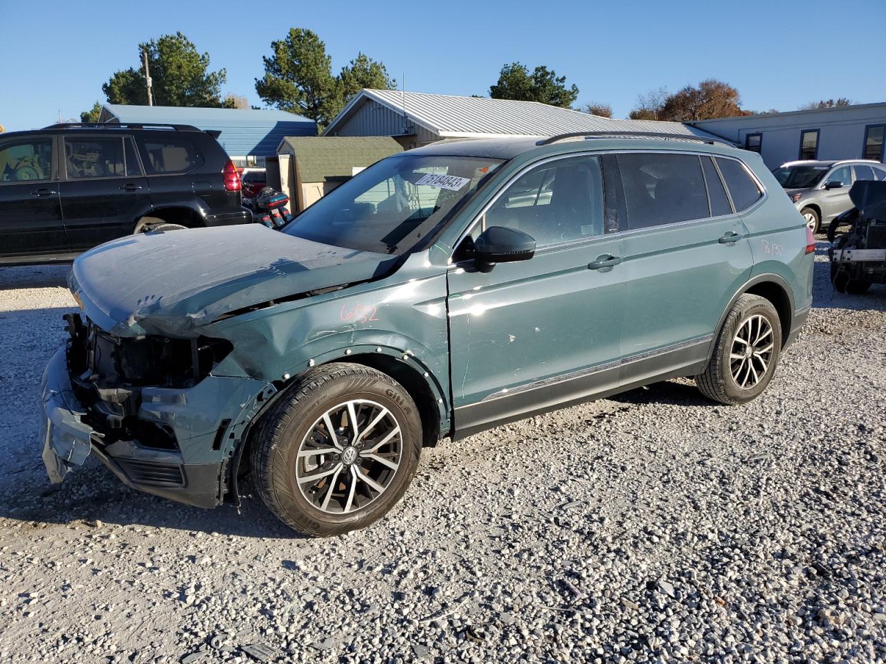 Image 1 of 2021 VOLKSWAGEN TIGUAN SE 2021 with VIN 3VV3B7AX0MM155941