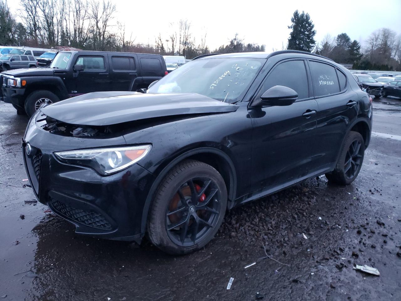 Image 1 of 2019 ALFA ROMEO STELVIO  2019 with VIN ZASPAJAN1K7C66348