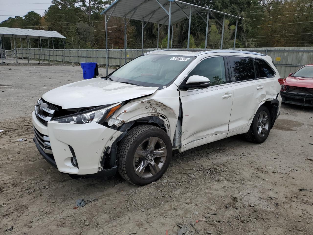 Изображение 1 2018 TOYOTA HIGHLANDER LIMITED 2018 с VIN 5TDYZRFH7JS283439