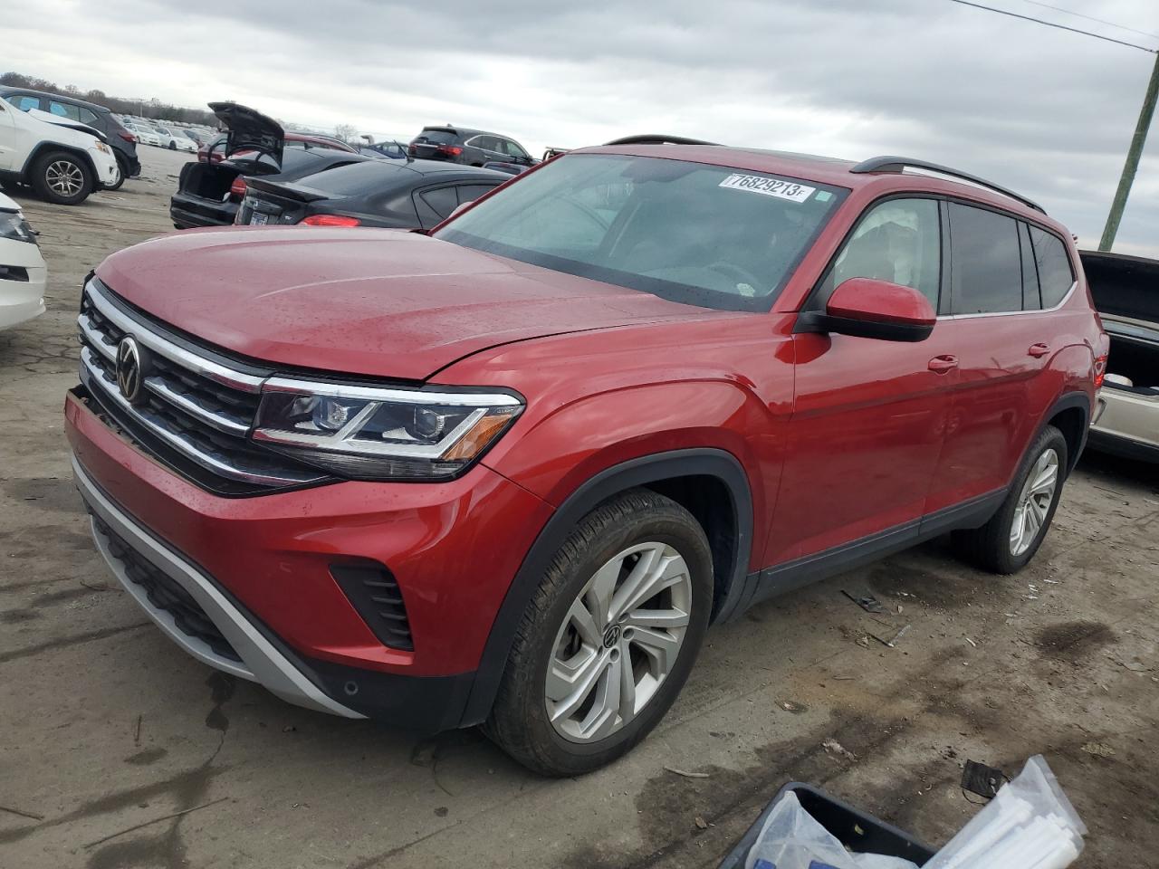 Image 1 of 2021 VOLKSWAGEN ATLAS SE 2021 with VIN 1V2JR2CA1MC538154