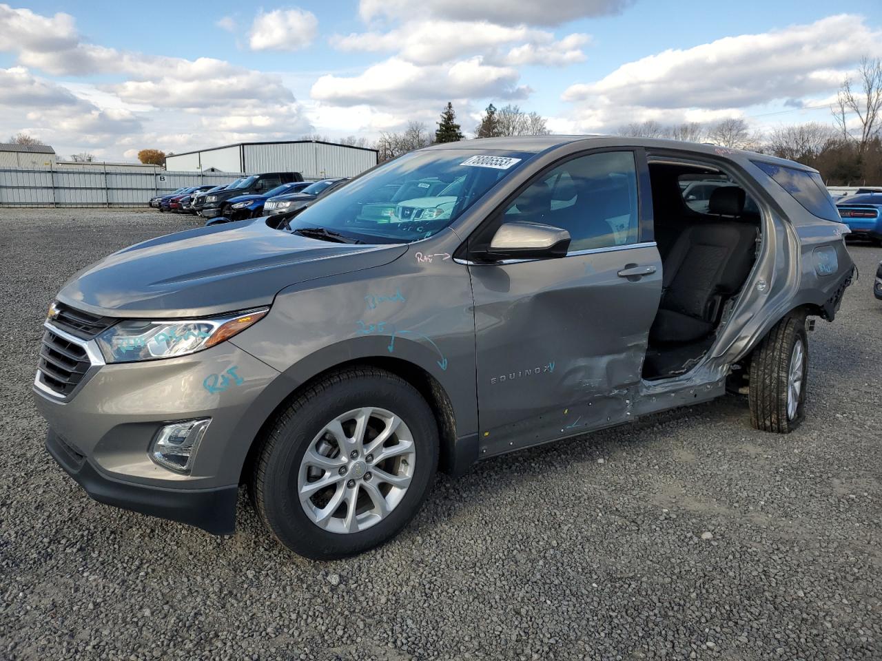Image 1 of 2018 CHEVROLET EQUINOX LT 2018 with VIN 3GNAXJEV3JS559456