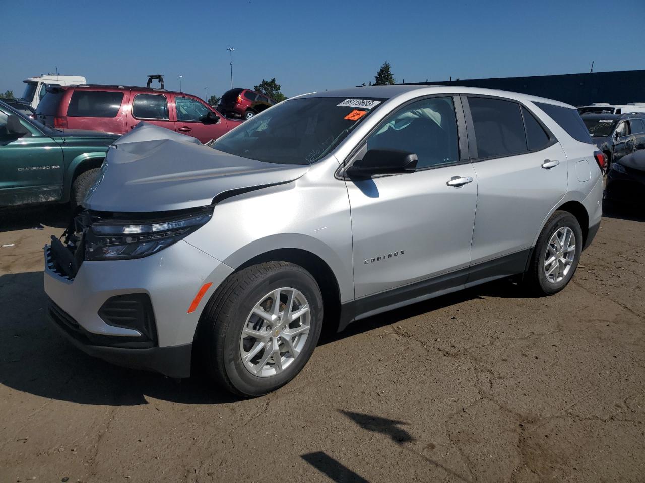 Image 1 of 2022 CHEVROLET EQUINOX LS 2022 with VIN 2GNAXHEV9N6126107
