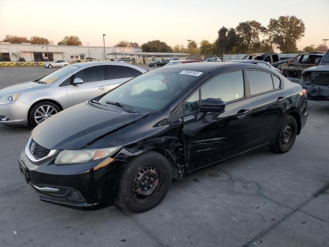 Image 1 of 2014 HONDA CIVIC LX 2014 with VIN 19XFB2F53EE213042