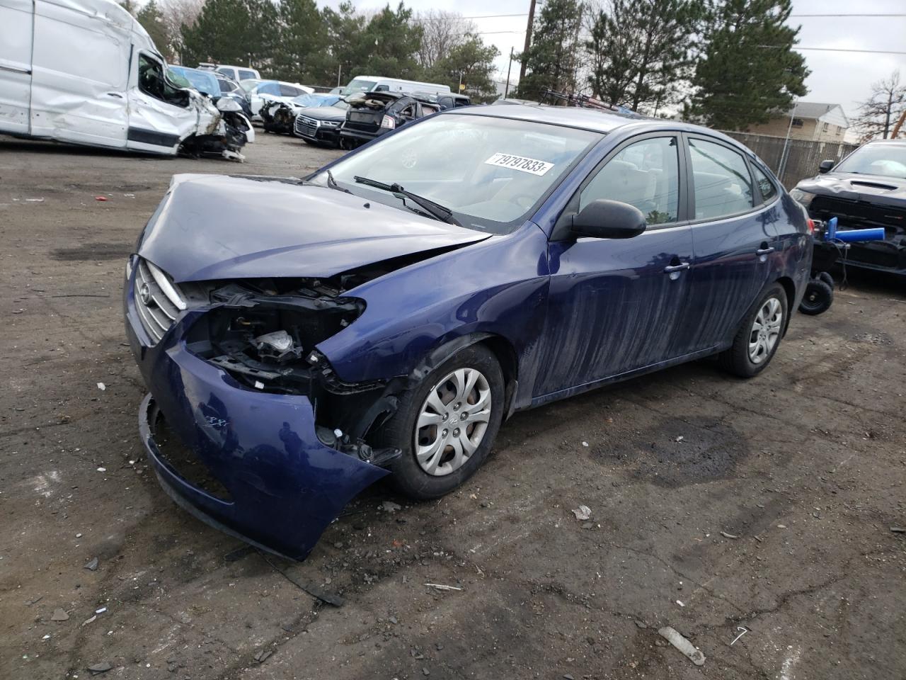 Image 1 of 2009 HYUNDAI ELANTRA GLS 2009 with VIN KMHDU46D39U789091