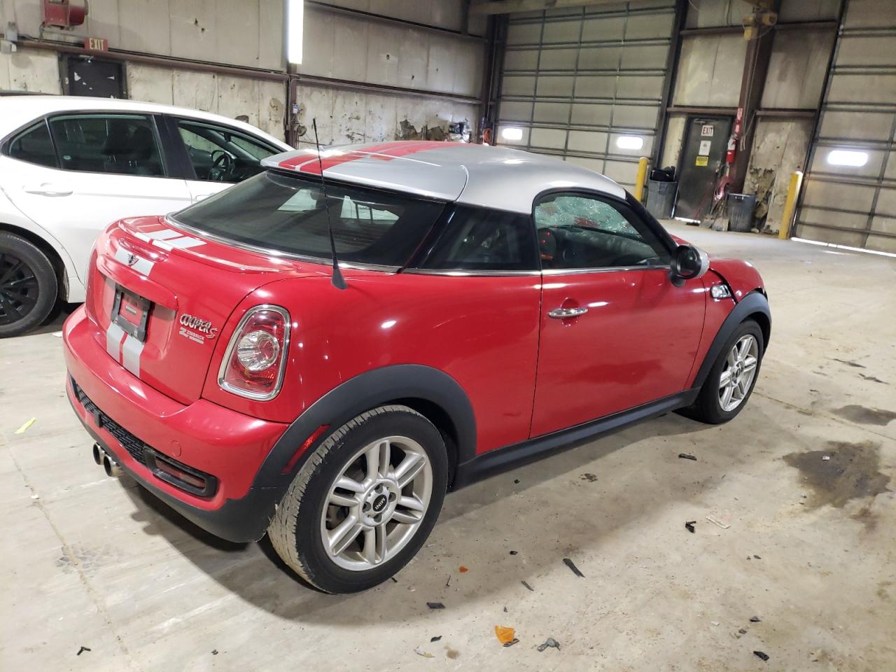 Image 3 of 2012 MINI COOPER COUPE S 2012 with VIN WMWSX3C54CT154952