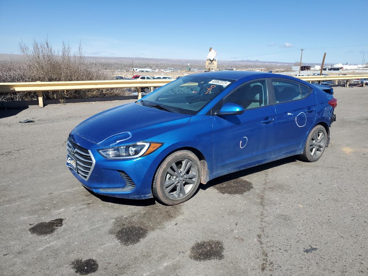 Image 1 of 2018 HYUNDAI ELANTRA SEL 2018 with VIN 5NPD84LF4JH226211