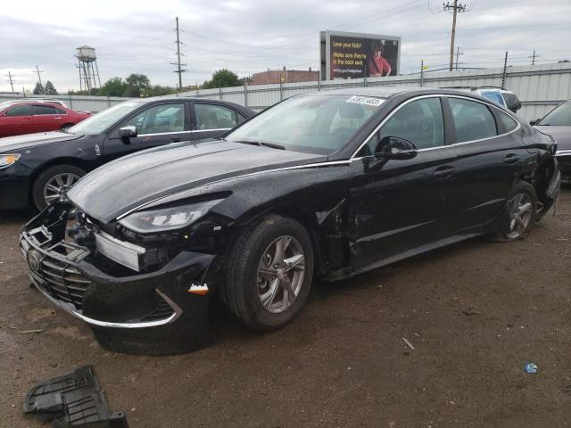 Image 1 of 2022 HYUNDAI SONATA SE 2022 with VIN KMHL24JA4NA240588