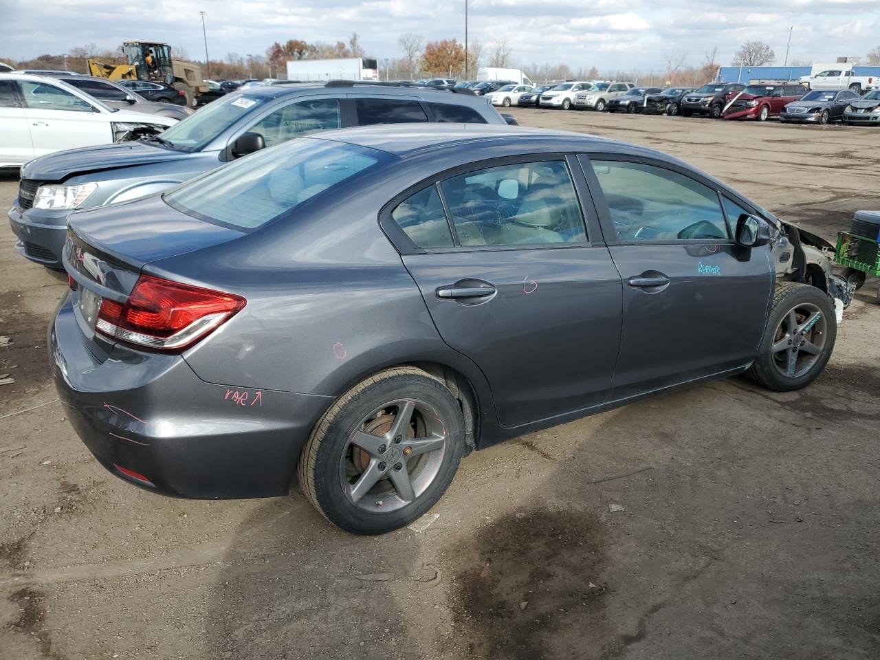 Изображение 3 2013 HONDA CIVIC LX 2013 с VIN 19XFB2F54DE255928