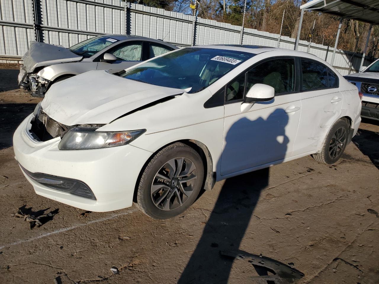 Image 1 of 2013 HONDA CIVIC EX 2013 with VIN 19XFB2F89DE015834
