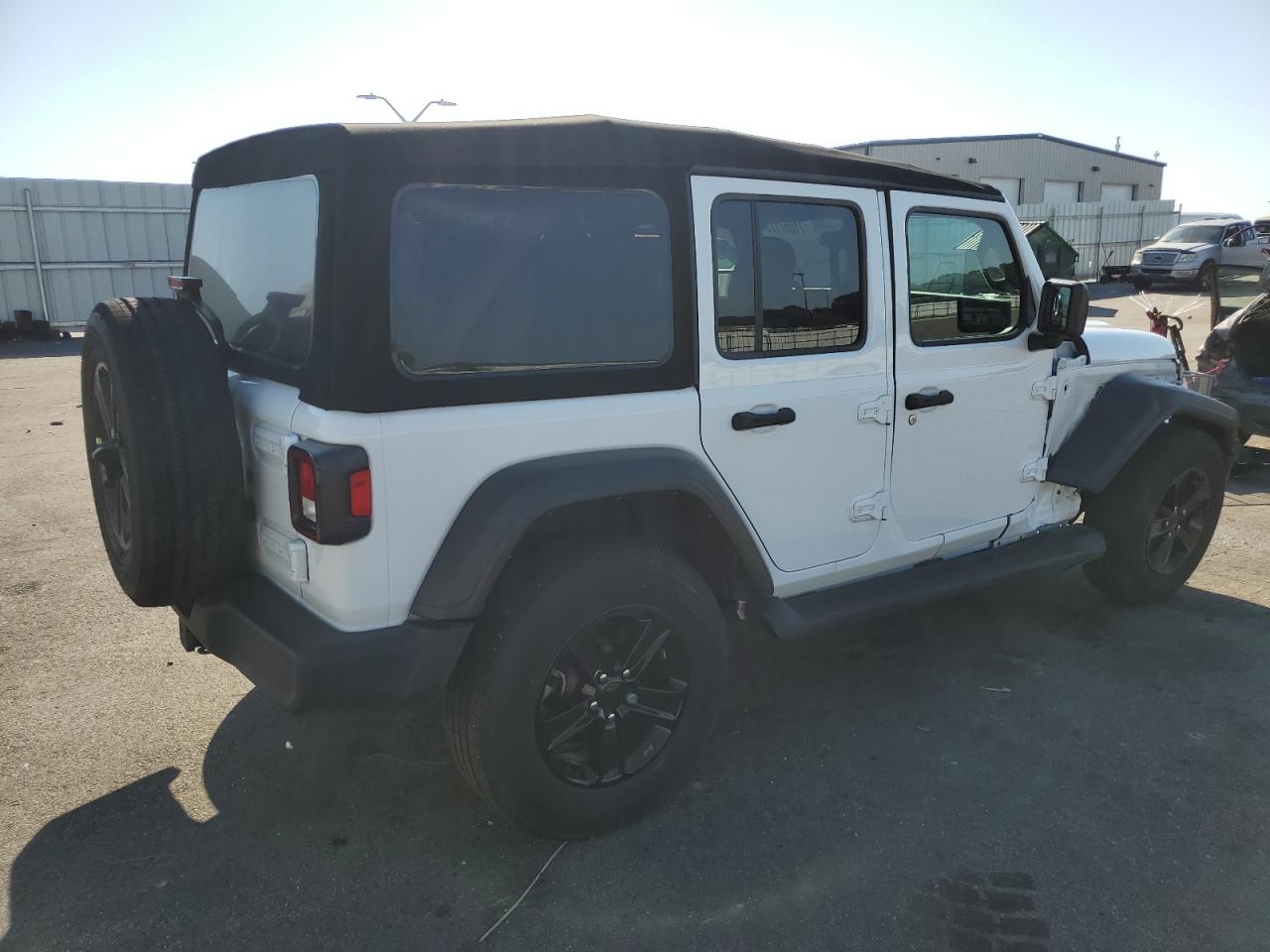 Image 3 of 2021 JEEP WRANGLER UNLIMITED SPORT 2021 with VIN 1C4HJXDG0MW813065
