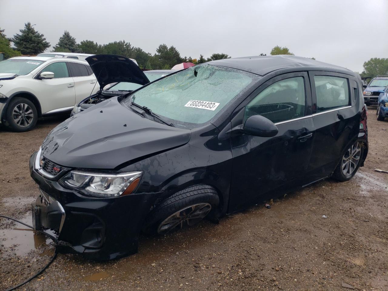Image 1 of 2017 CHEVROLET SONIC LT 2017 with VIN 1G1JD6SH6H4176871