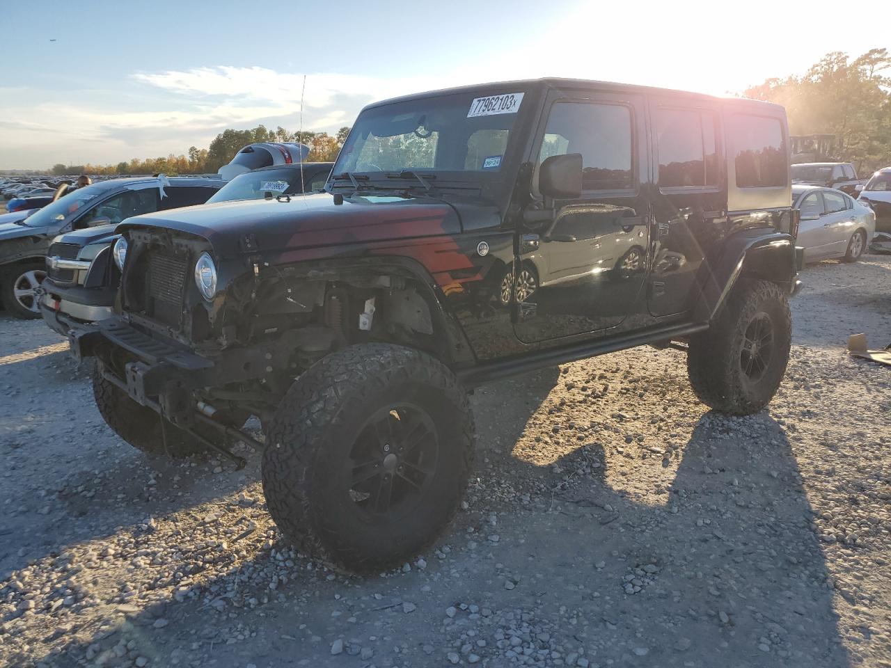 Изображение 1 2017 JEEP WRANGLER UNLIMITED SAHARA 2017 с VIN 1C4BJWEGXHL650625