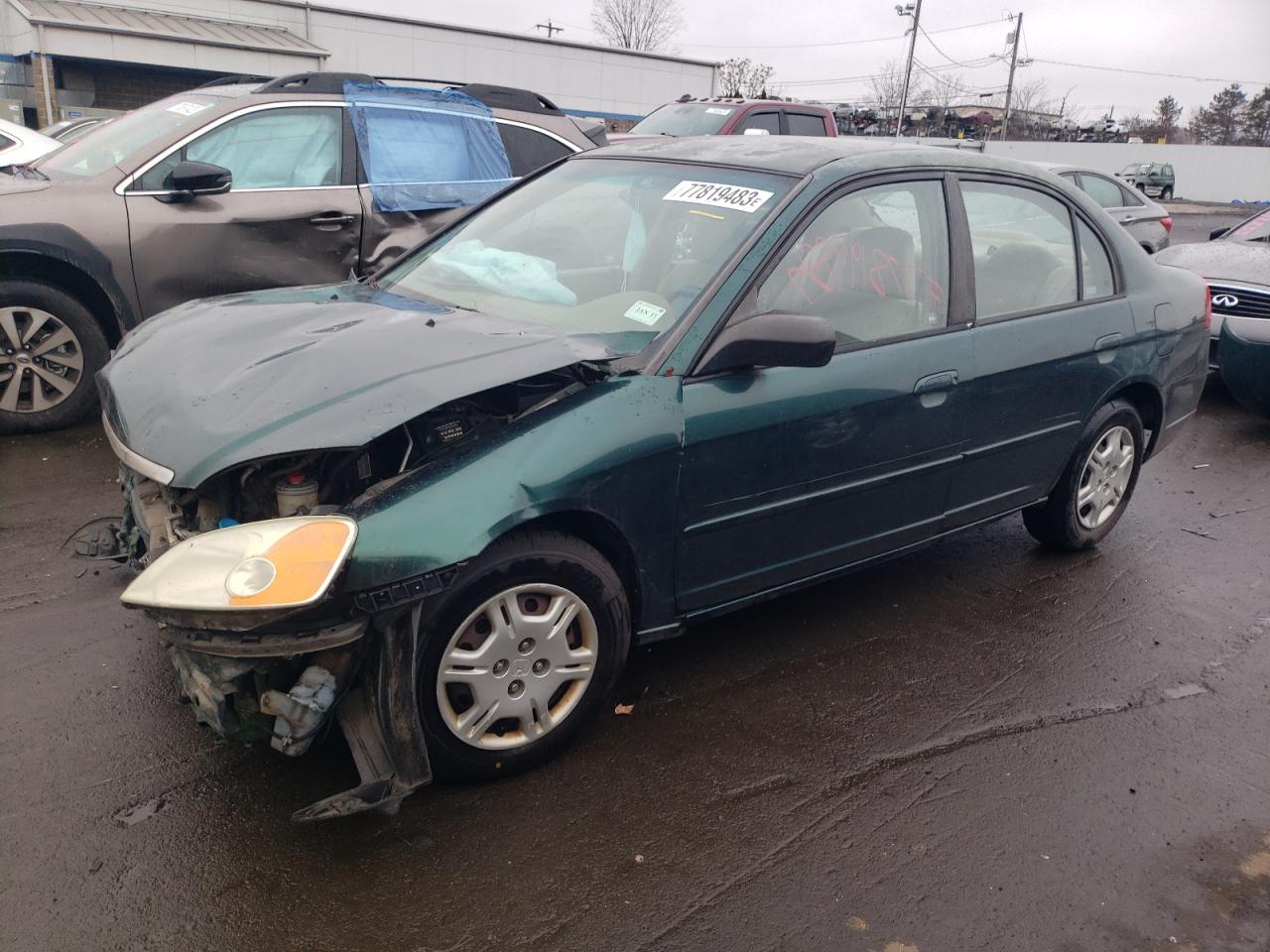 Изображение 1 2002 HONDA CIVIC LX 2002 с VIN 2HGES165X2H503141