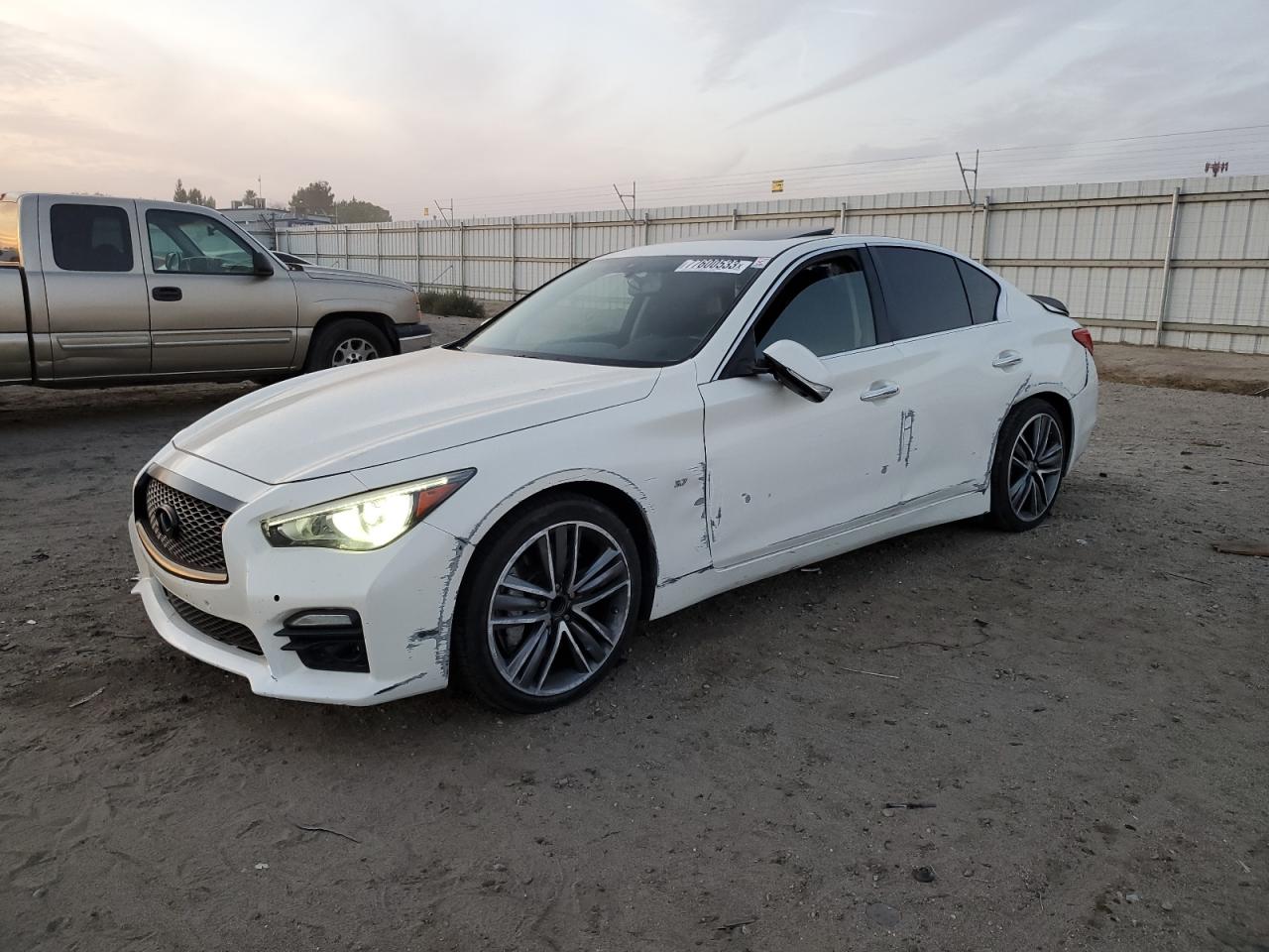 Image 1 of 2014 INFINITI Q50 BASE 2014 with VIN JN1BV7APXEM692608
