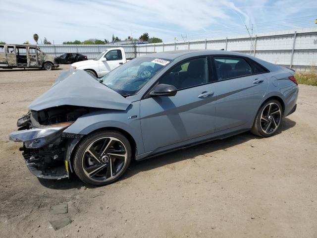 Image 1 of 2023 HYUNDAI ELANTRA N LINE 2023 with VIN KMHLR4AF1PU406946