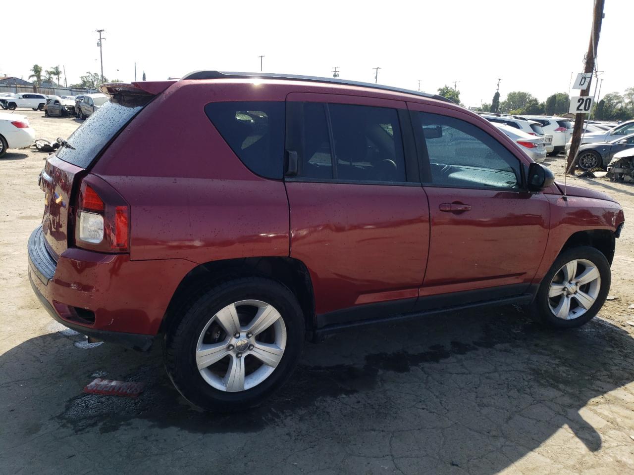Image 3 of 2016 JEEP COMPASS SPORT 2016 with VIN 1C4NJDBB3GD518356