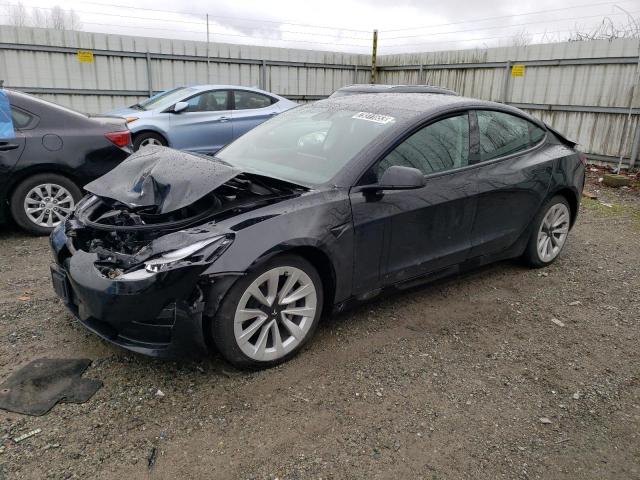 Image 1 of 2022 TESLA MODEL 3  2022 with VIN 5YJ3E1EA5NF287947