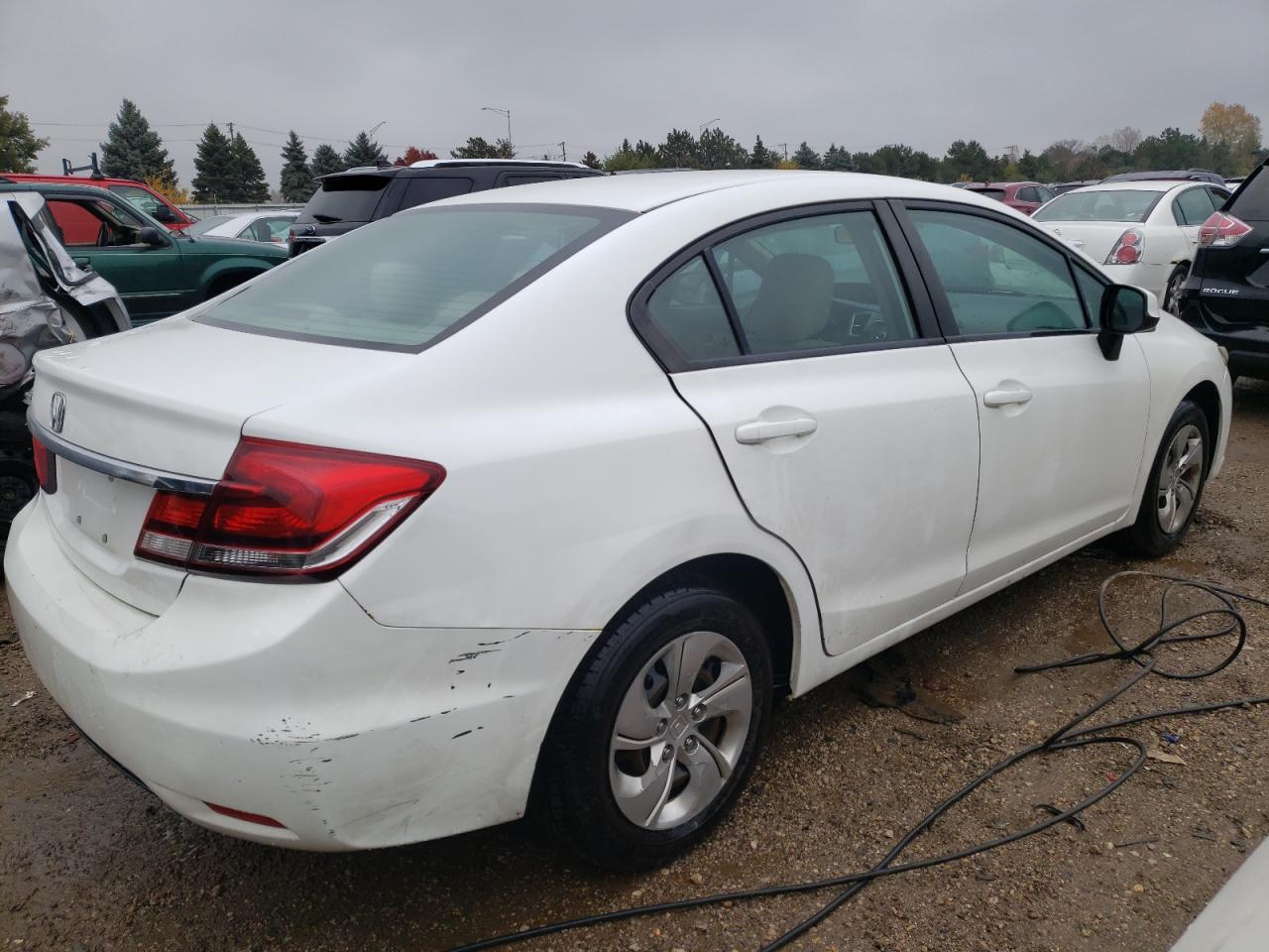 Obraz 3 z 2013 HONDA CIVIC LX 2013 z VIN 19XFB2F52DE050740