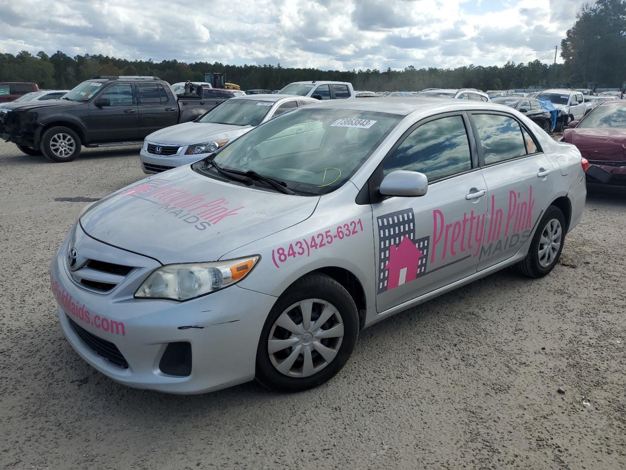 Image 1 of 2011 TOYOTA COROLLA BASE 2011 with VIN JTDBU4EE7B9145818