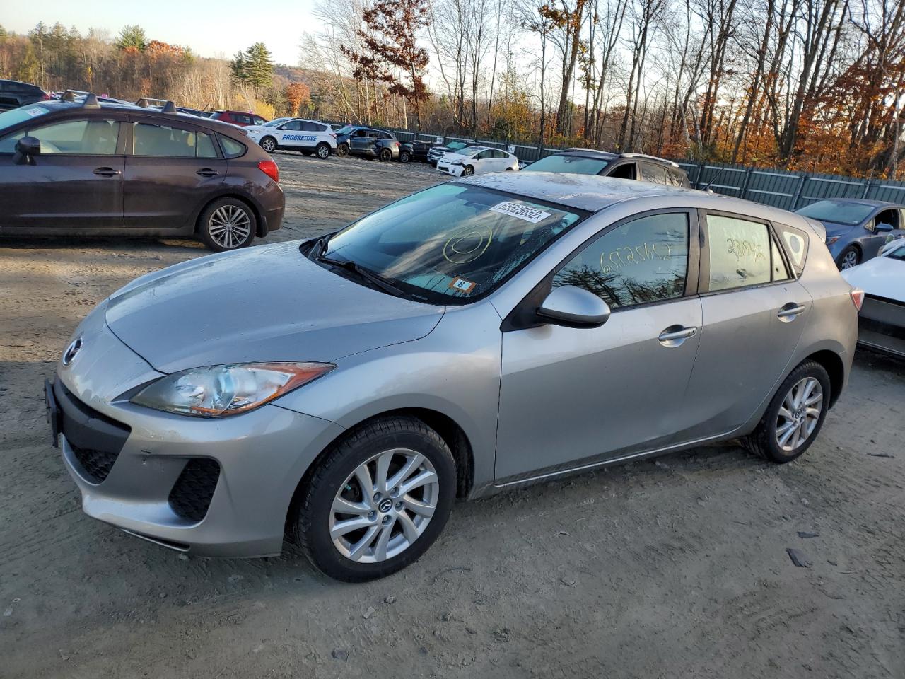 Image 2 of 2013 MAZDA 3 I 2013 with VIN JM1BL1LP1D1823969