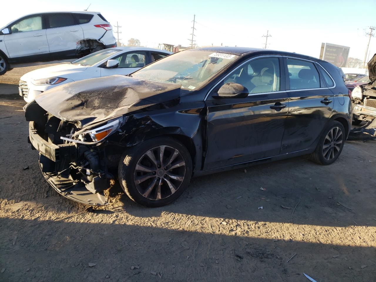 Image 1 of 2019 HYUNDAI ELANTRA GT  2019 with VIN KMHH35LE0KU094726