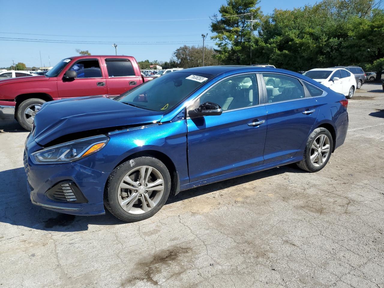 Image 1 of 2018 HYUNDAI SONATA SPORT 2018 with VIN 5NPE34AF5JH726884