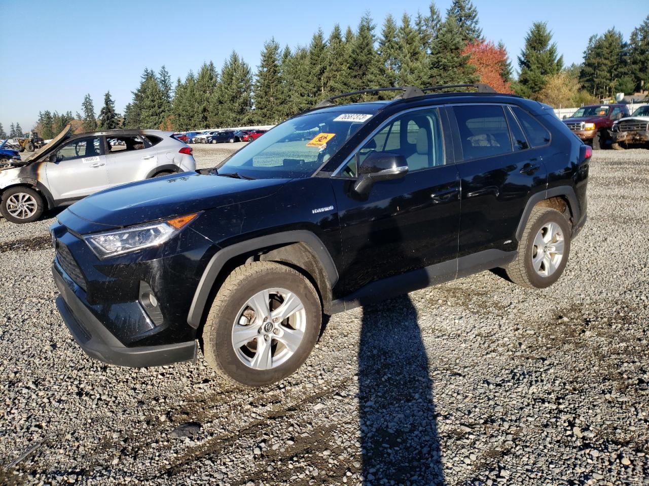 Image 1 of 2020 TOYOTA RAV4 XLE 2020 with VIN 4T3RWRFV0LU002103