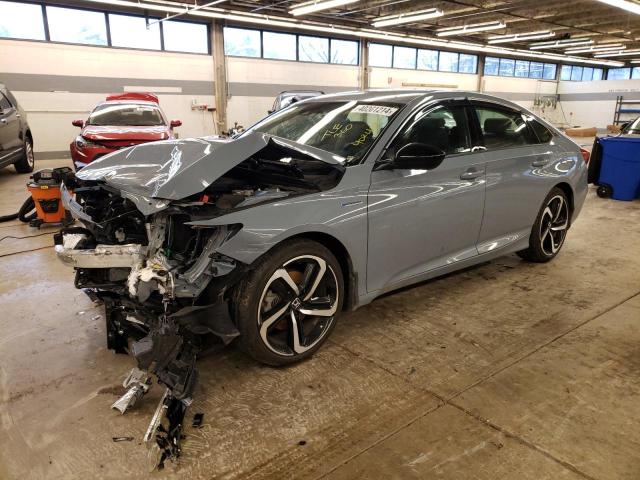 Image 1 of 2022 HONDA ACCORD HYBRID SPORT 2022 with VIN 1HGCV3F26NA043446