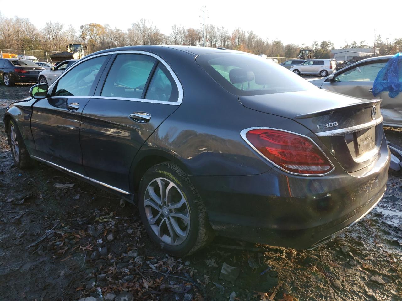 Image 2 of 2016 MERCEDES-BENZ C 300 4MATIC 2016 with VIN 55SWF4KB3GU111005