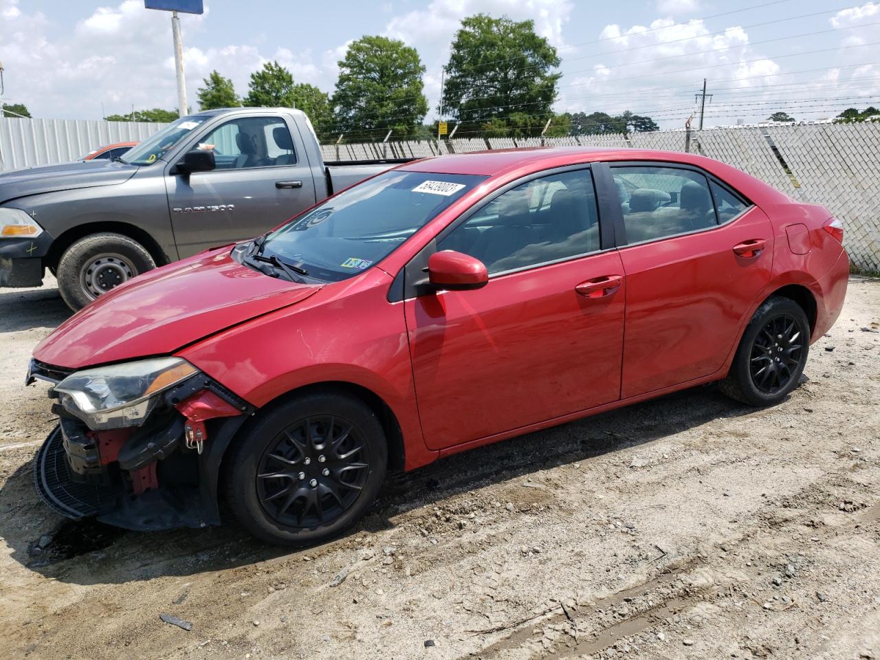 Image 1 of 2015 TOYOTA COROLLA L 2015 with VIN 2T1BURHE7FC321176