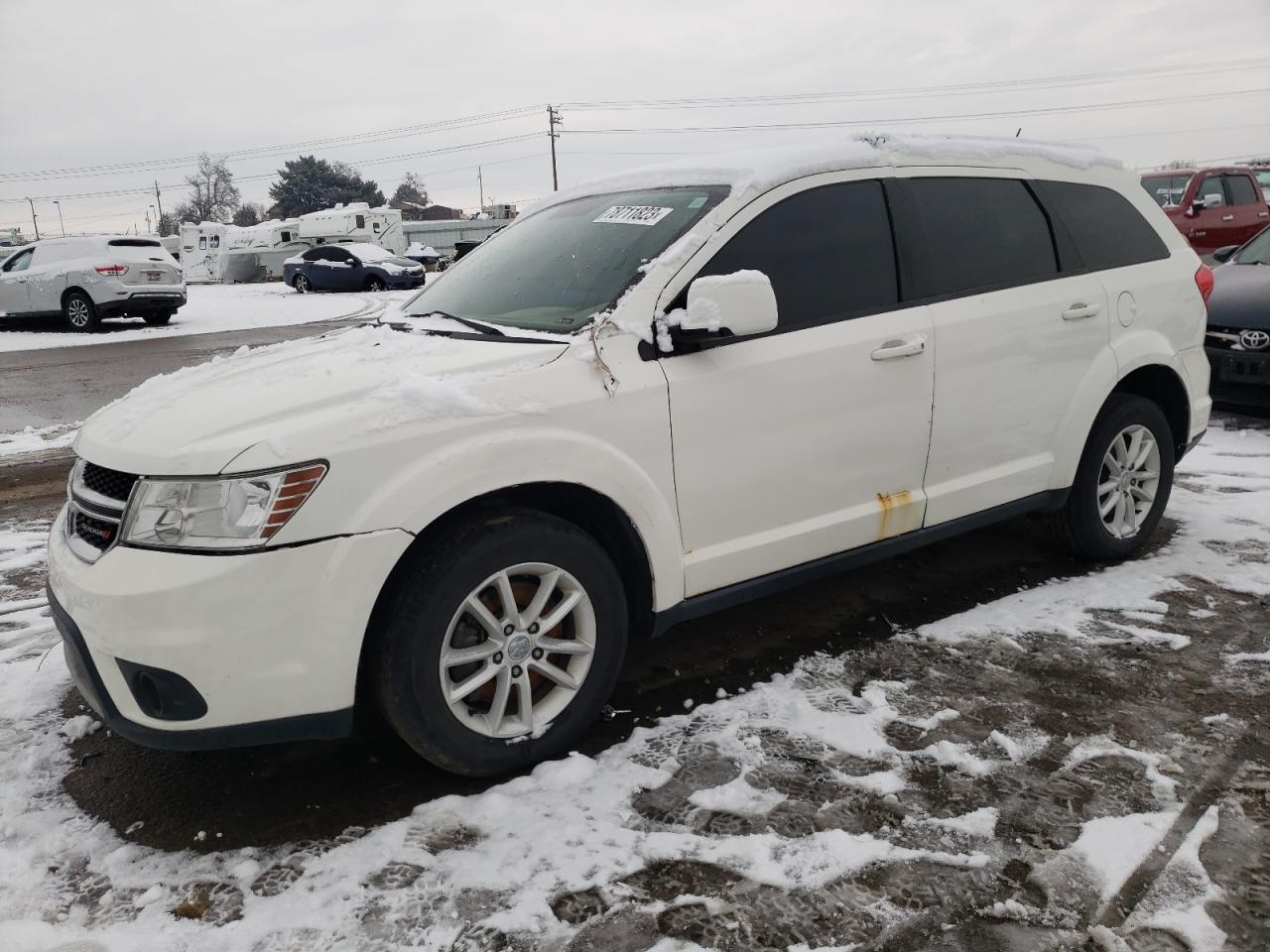 Image 1 of 2017 DODGE JOURNEY SXT 2017 with VIN 3C4PDCBG2HT598637