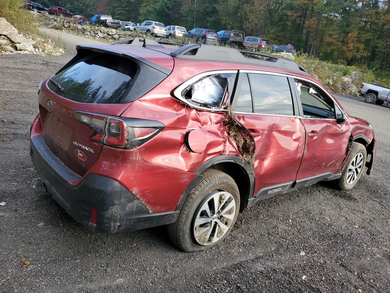Image 3 of 2020 SUBARU OUTBACK PREMIUM 2020 with VIN 4S4BTACC6L3239725