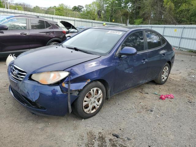 Image 1 of 2010 HYUNDAI ELANTRA BLUE 2010 with VIN KMHDU4AD1AU994632