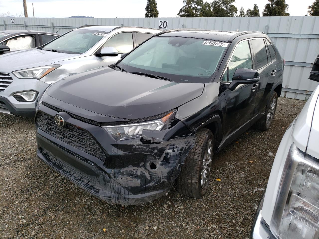 Image 1 of 2021 TOYOTA RAV4 XLE PREMIUM 2021 with VIN 2T3C1RFV3MC114904