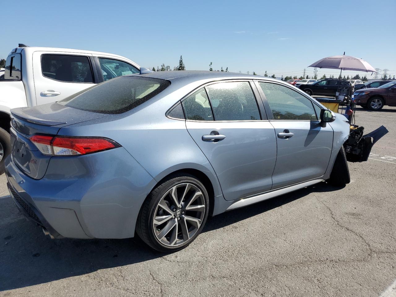 Image 3 of 2020 TOYOTA COROLLA SE 2020 with VIN JTDS4RCE9LJ017841