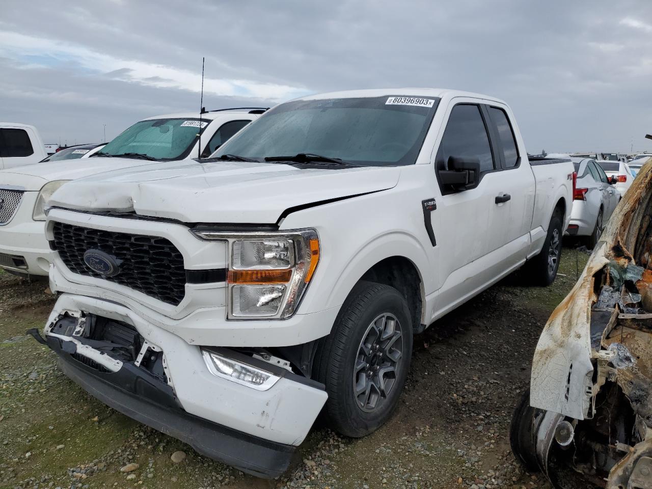 Image 1 of 2021 FORD F150 SUPER CAB 2021 with VIN 1FTEX1CP4MFB13727