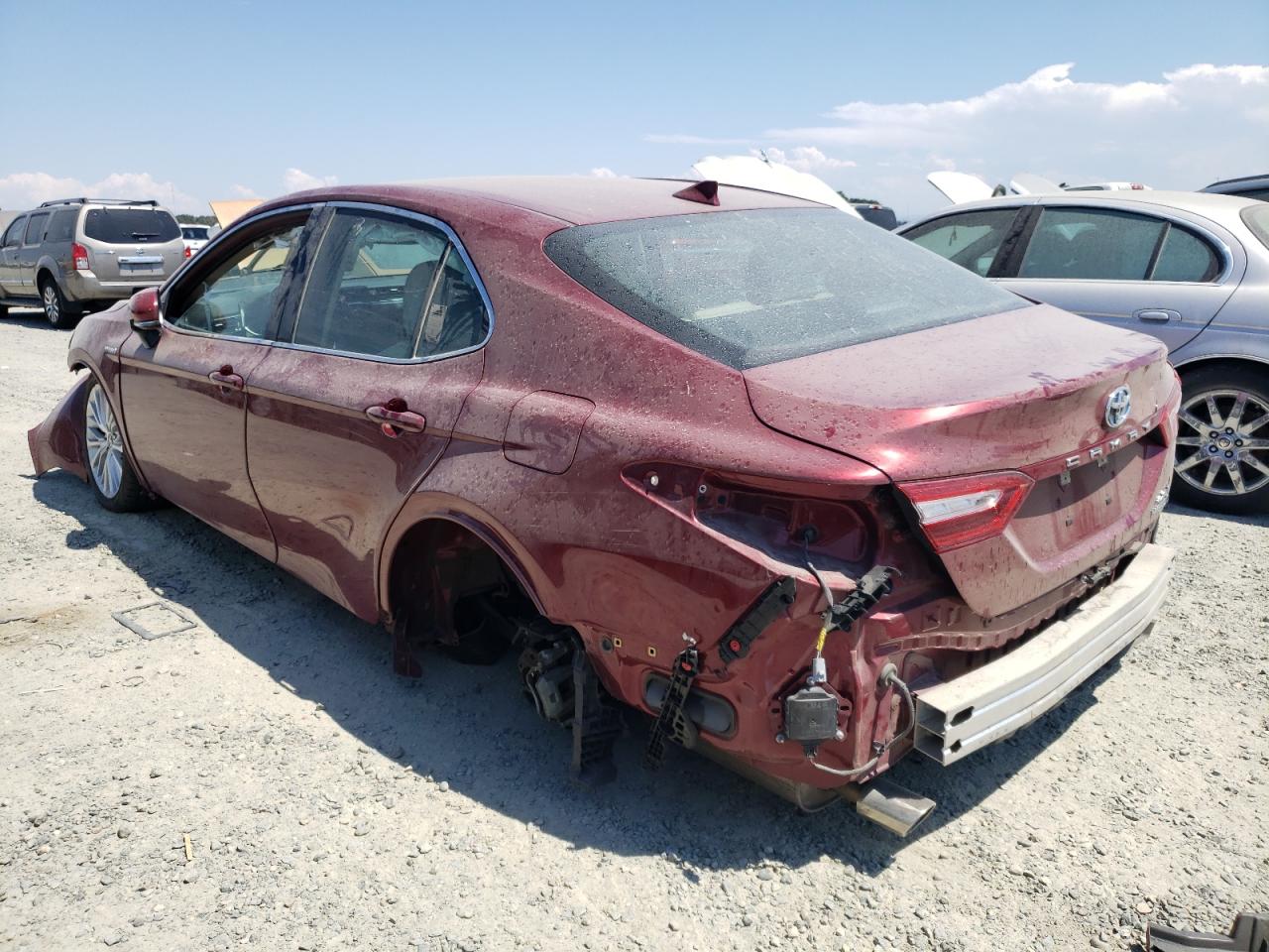 Image 2 of 2020 TOYOTA CAMRY XLE 2020 with VIN 4T1F31AK2LU534049