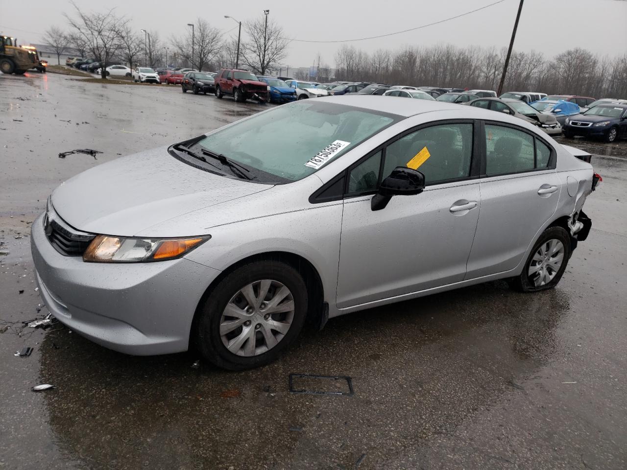 Image 1 of 2012 HONDA CIVIC LX 2012 with VIN 19XFB2F56CE042297
